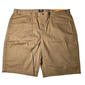 Timberland PRO Work Warrior Flex Ripstop Utility Shorts Mens 46 Dark Wheat NWT